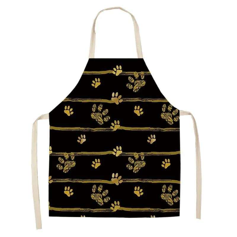 Women's Bronze Patterned Kitchen Apron
