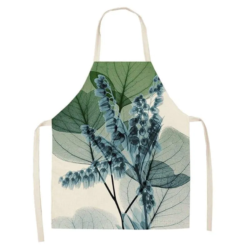 Women's Flower Printed Cotton Apron