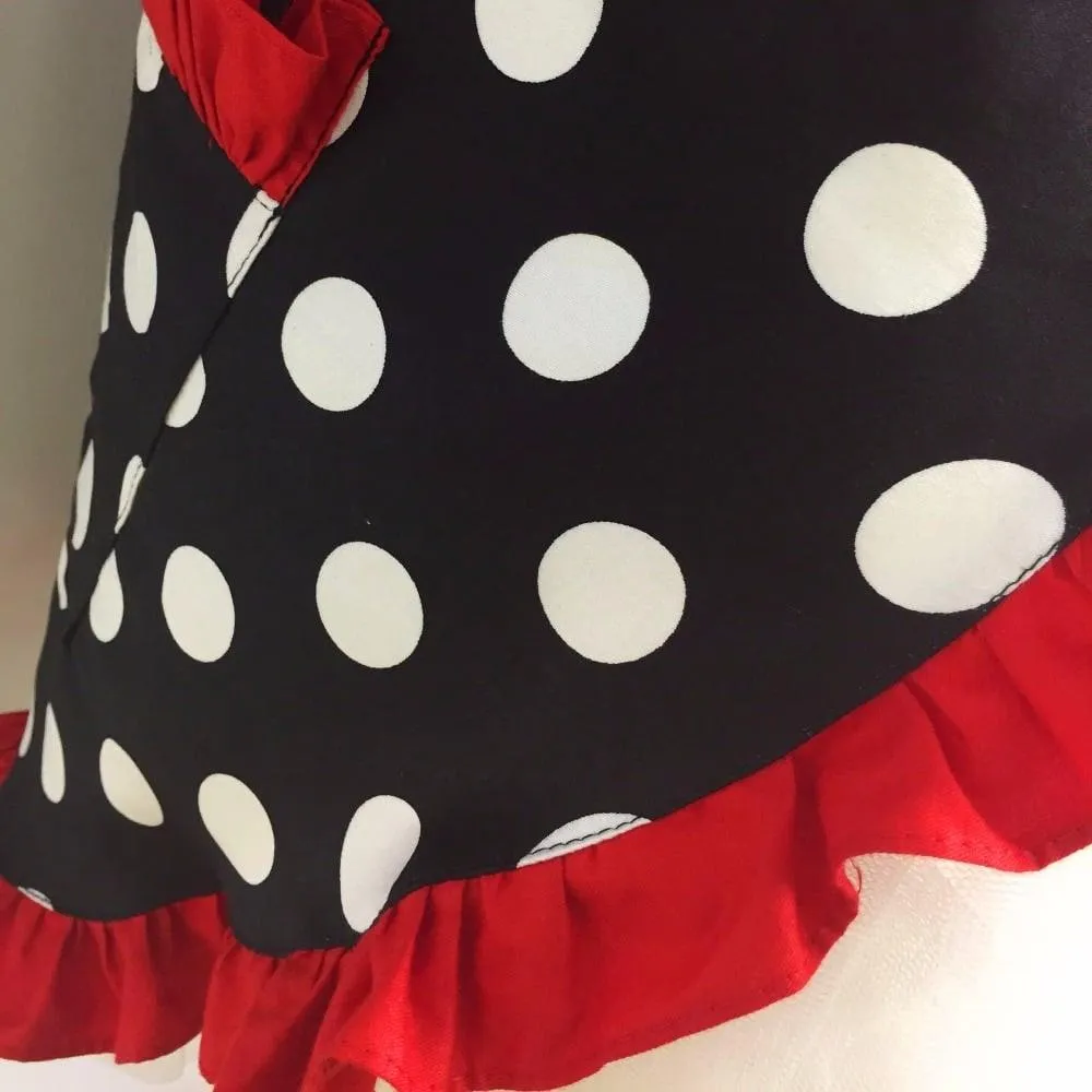Women's Retro Polka Dot Kitchen Apron